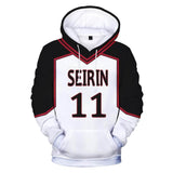 Sweat à Capuche Seirin 11 - Kuroko no Basket Shop