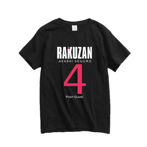 T-Shirt Akashi Rakuzan Numéro 4 - Kuroko no Basket Shop