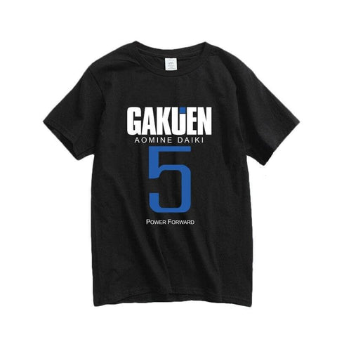 T-Shirt Aomine Académie Too Numéro 5 - Kuroko no Basket Shop